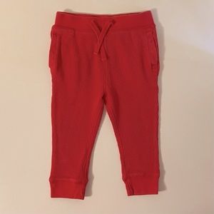 BabyGap Thermal Waffle Jogger Size 18-24 Months - Red